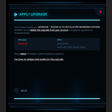 Load image into Gallery viewer, Upgrade - Razor EX to Retaliator Warbond Edition