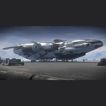 Load image into Gallery viewer, Starlancer_MAX_landed_on_pad_loading_cargo_-_Cropped