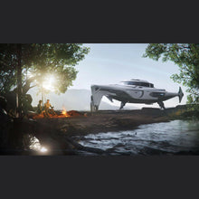 Load image into Gallery viewer, 400i_-_Landed_Campfire_beside_trees_and_water