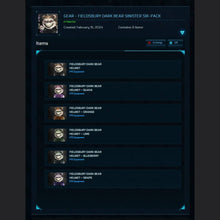Load image into Gallery viewer, Gear - Fieldsbury Dark Bear Sinister Six-pack