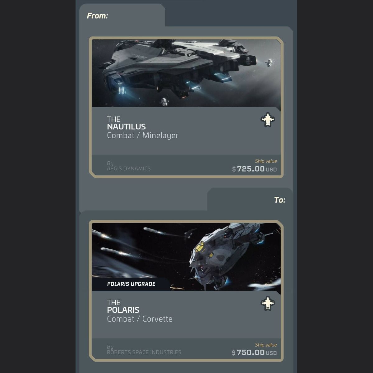 Nautilus to Polaris