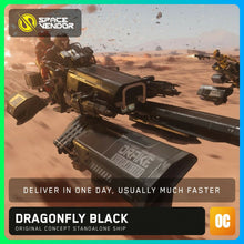 Load image into Gallery viewer, Dragonfly Black OC + Model &amp; Poster - Original Concept | Space Foundry Marketplace.