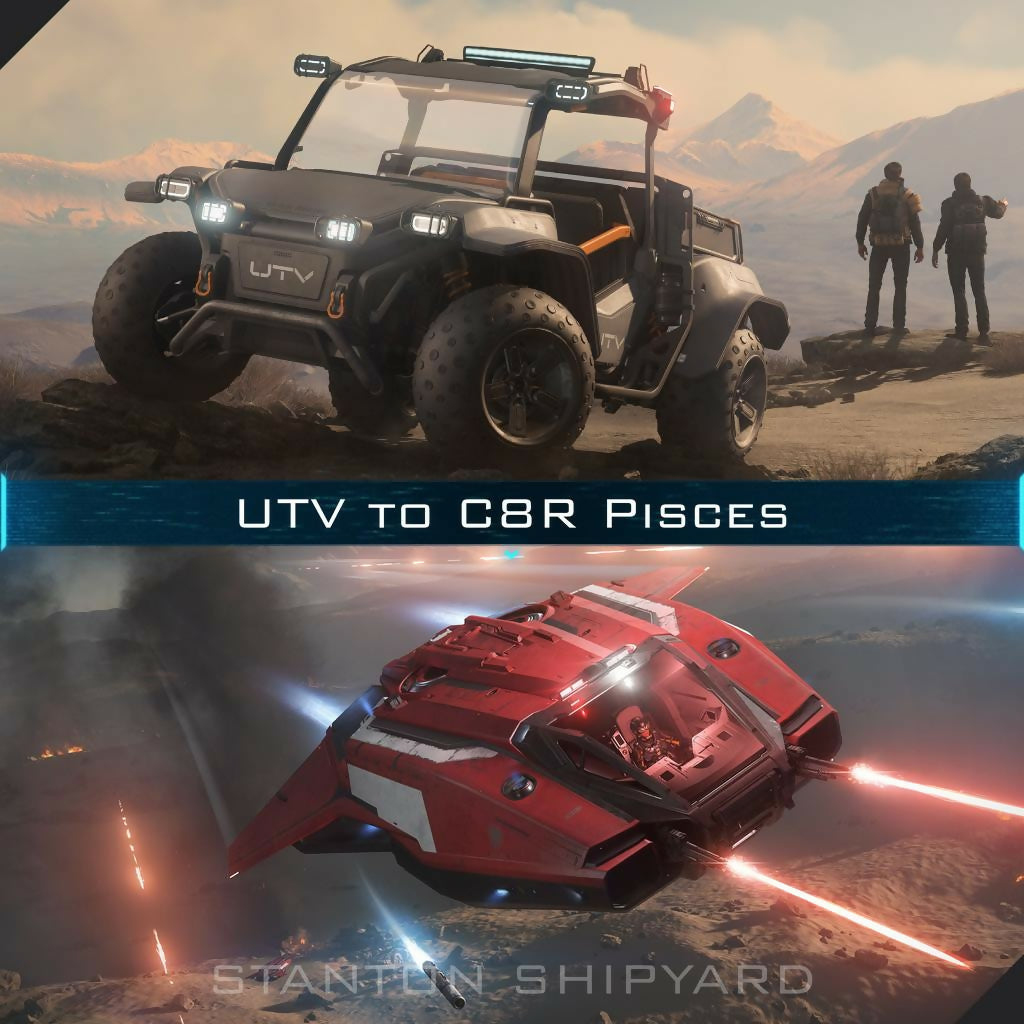 Upgrade - UTV to C8R Pisces | Space Foundry Marketplace.
