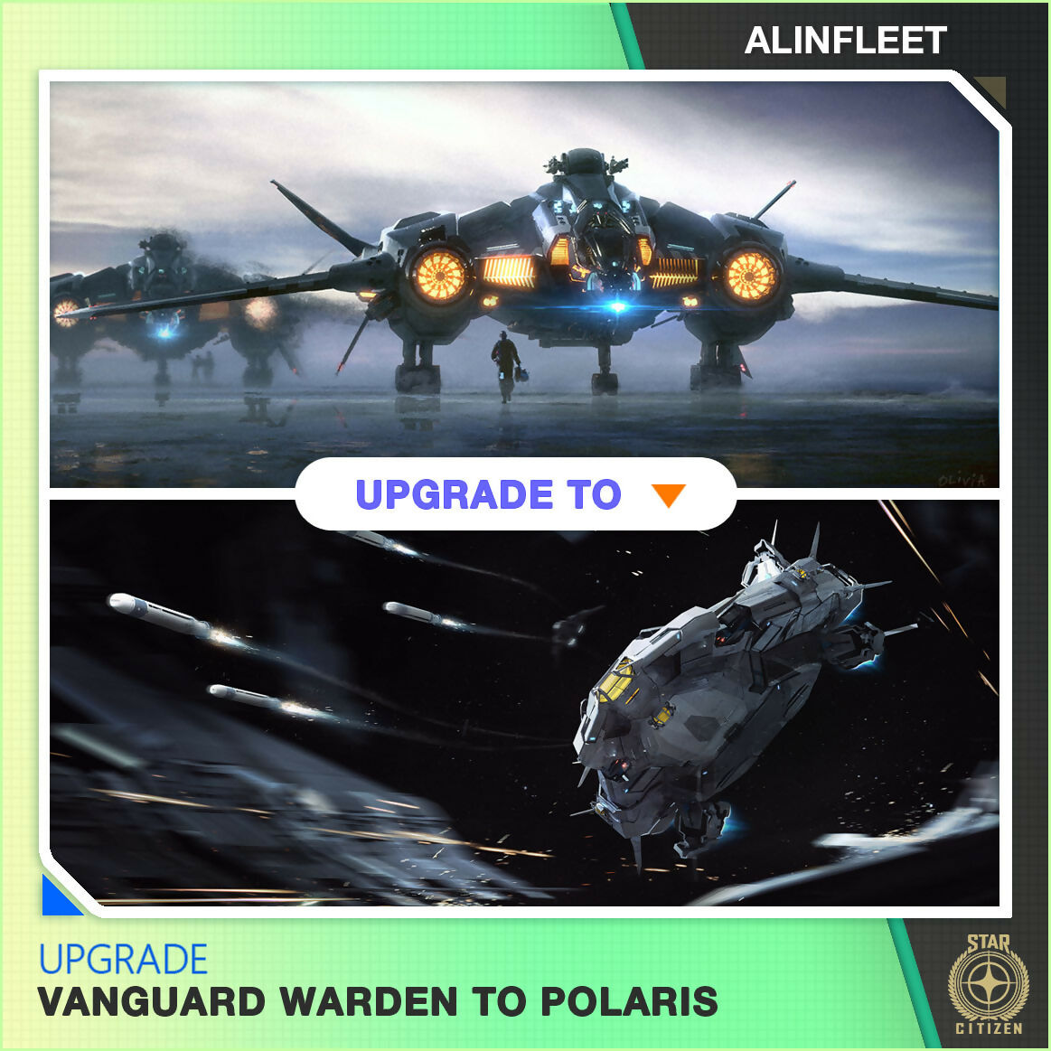 Upgrade - Vanguard Warden to Polaris