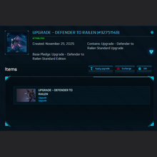 Load image into Gallery viewer, Upgrade - Defender to Railen Standard Upgrade | Space Foundry Marketplace.
