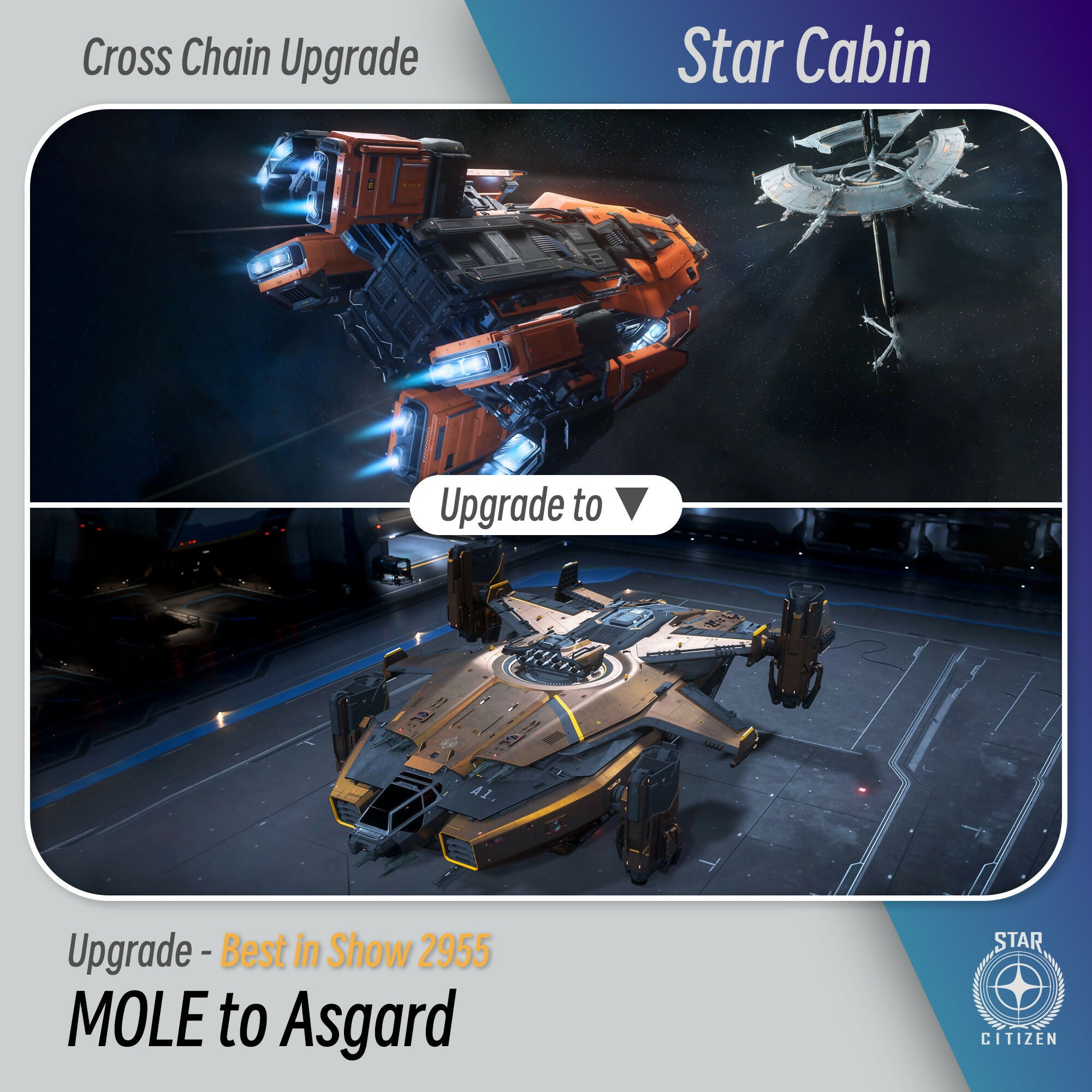 MOLE to Asgard BIS 2955 - Upgrade