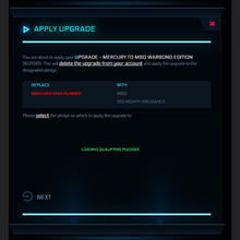 Load image into Gallery viewer, Upgrade - Mercury to M80 Warbond Edition 120m ins. | Space Foundry Marketplace.