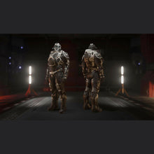 Load image into Gallery viewer, CDS Defiance 'Charcoal' Armor Set - Subscriber Exclusive | Space Foundry Marketplace.
