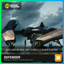 Load image into Gallery viewer, Defender OC + Aeroview Hangar + Model &amp; Poster - Original Concept | Space Foundry Marketplace.