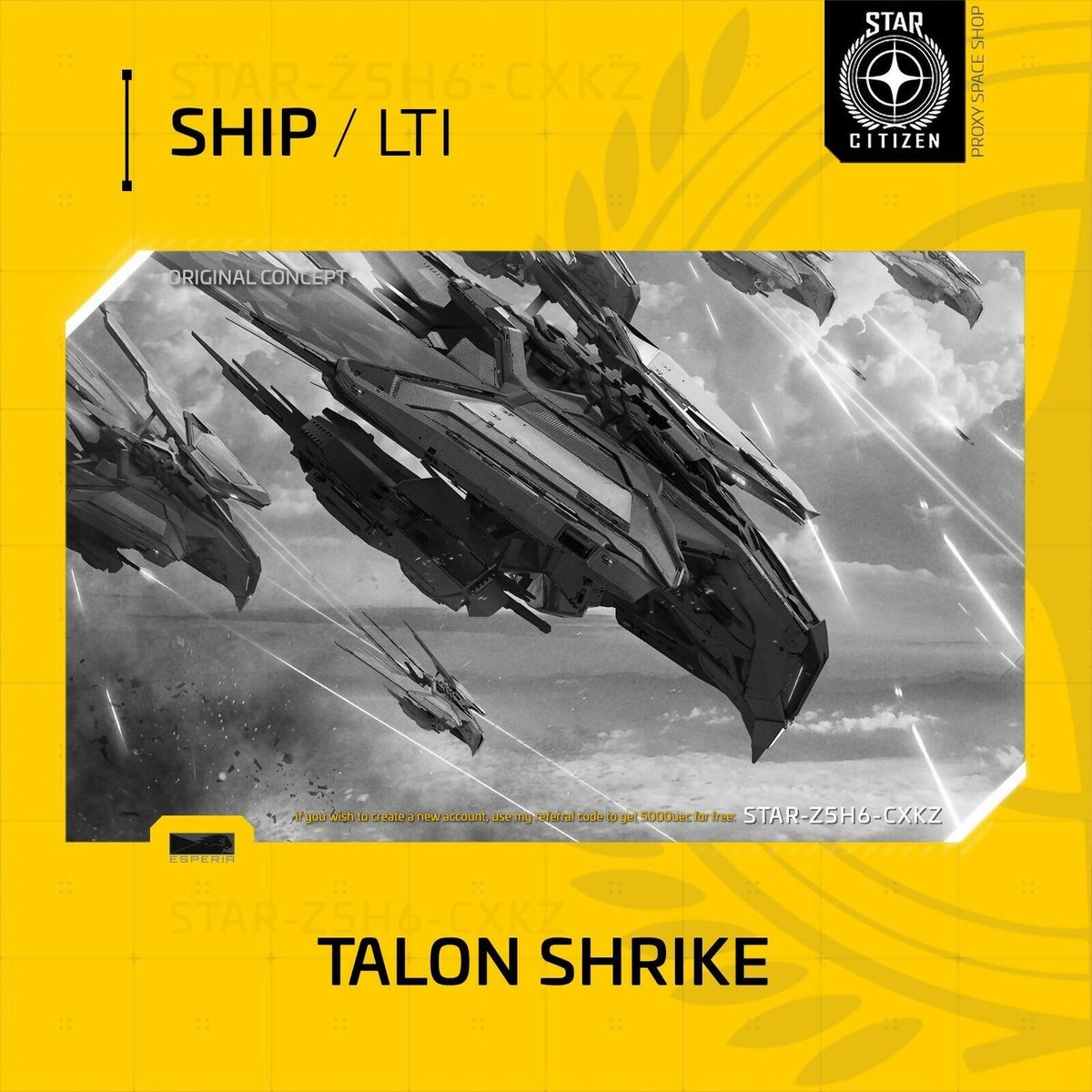 Esperia Talon Shrike - Lti - Original Concept OC
