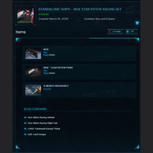 Load image into Gallery viewer, Standalone Ships - Nox ‘Star Kitten’ Racing Set Limited Edition | Space Foundry Marketplace.