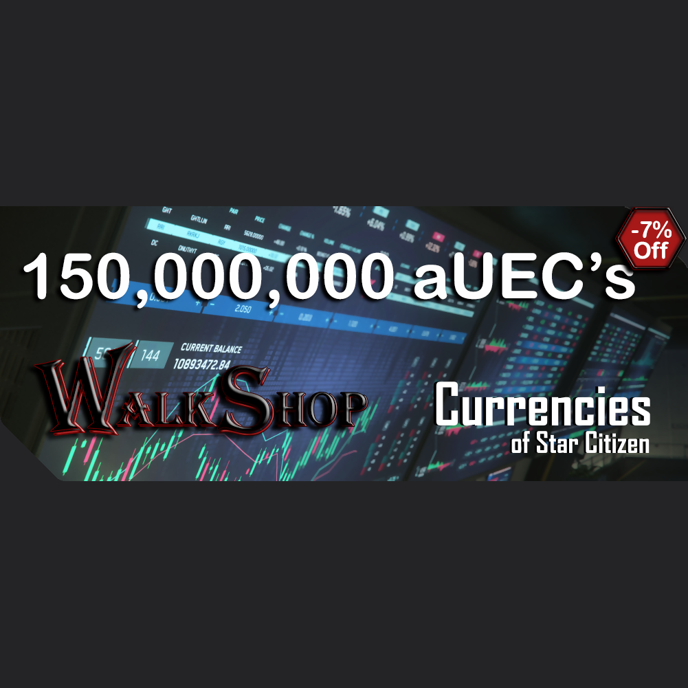 150,000,000 aUEC's for 3.24.1+ LIVE (Alpha UEC) - In-Game Currency