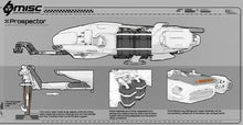 Load image into Gallery viewer, Prospector OC + Aeroview Hangar + Poster &amp; Model - Original Concept | Space Foundry Marketplace.