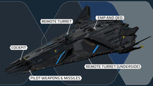 Load image into Gallery viewer, Zeus Mk II MR OC + Aeroview Hangar - Original Concept | Space Foundry Marketplace.