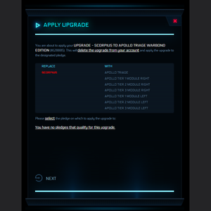 Upgrade - Scorpius to Apollo Triage Warbond Edition