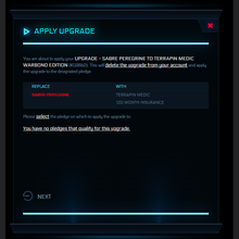 Load image into Gallery viewer, Upgrade - Sabre Peregrine to Terrapin Medic Warbond Edition 10y ins.