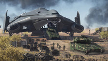 Load image into Gallery viewer, Nova Tank OC + UEE Army Poster &amp; Model &amp; Box - Original Concept | Space Foundry Marketplace.