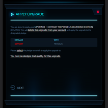 Load image into Gallery viewer, Upgrade - Odyssey to Perseus Warbond Edition | Space Foundry Marketplace.