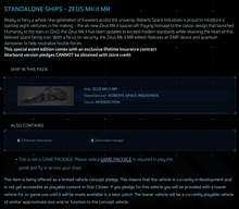Load image into Gallery viewer, Zeus Mk II MR OC + Aeroview Hangar - Original Concept | Space Foundry Marketplace.