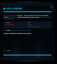 Load image into Gallery viewer, Upgrade - Merchantman to Perseus Warbond Edition 10y ins.