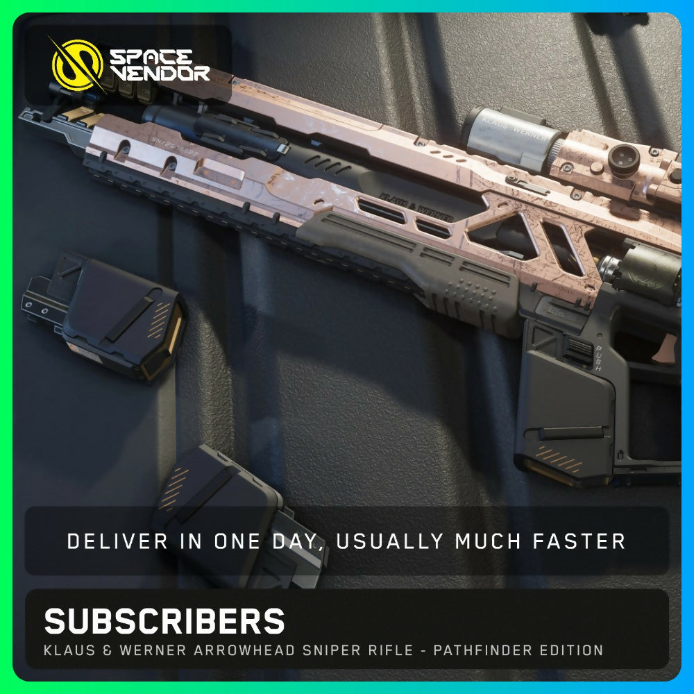SUBSCRIBERS - Klaus & Werner Arrowhead Sniper Rifle - Pathfinder edition