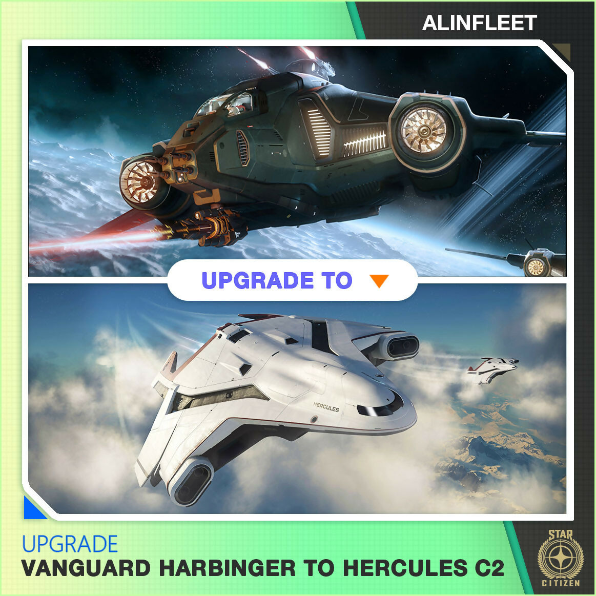 Upgrade - Vanguard Harbinger to C2 Hercules