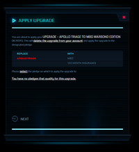 Load image into Gallery viewer, Upgrade - Apollo Triage to M80 Warbond Edition | Space Foundry Marketplace.