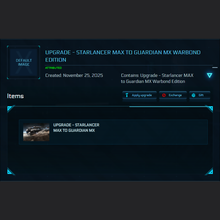 Load image into Gallery viewer, Upgrade - Starlancer MAX to Guardian MX Warbond Edition 10y. ins.
