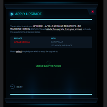 Load image into Gallery viewer, Upgrade - Apollo Medivac to Caterpillar Warbond Edition 120m ins | Space Foundry Marketplace.
