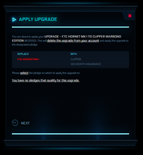 Load image into Gallery viewer, Upgrade - F7C Hornet Mk I to Clipper Warbond Edition 10y ins.