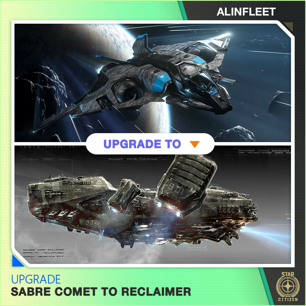 Space-Foundry.com: Upgrade - Sabre Comet to Reclaimer