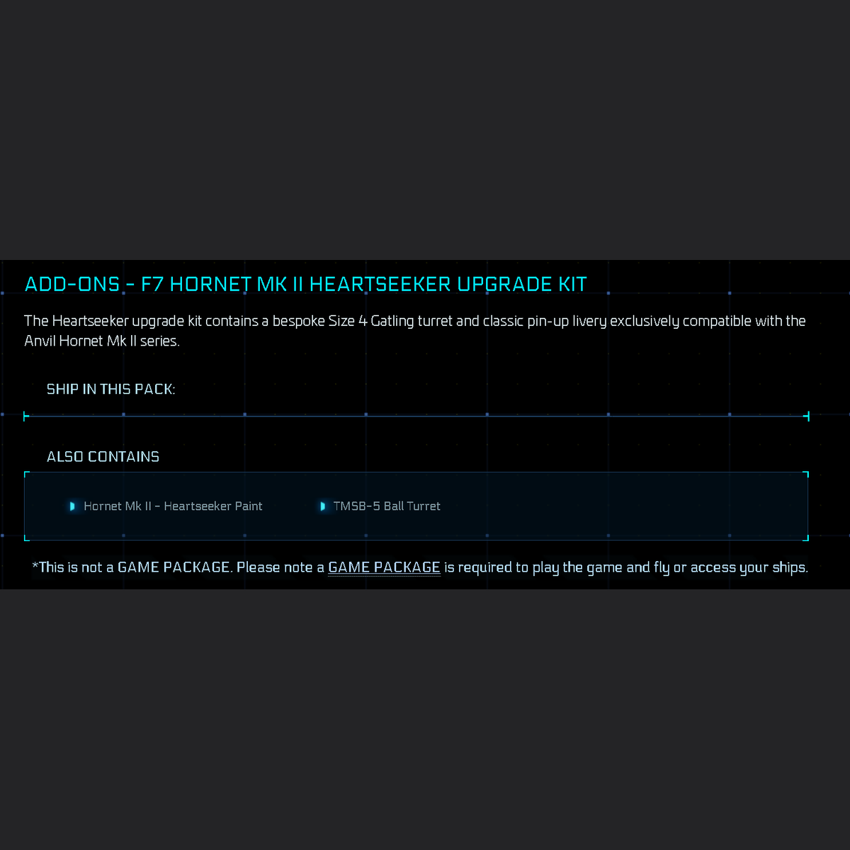 F7-Hornet MKII Heartseeker Upgrade Kit