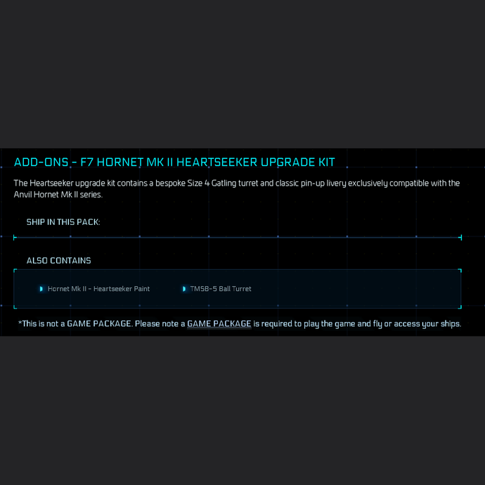 F7-Hornet MKII Heartseeker Upgrade Kit