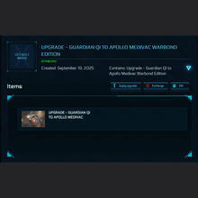 Load image into Gallery viewer, Upgrade - Guardian QI to Apollo Medivac Warbond Edition