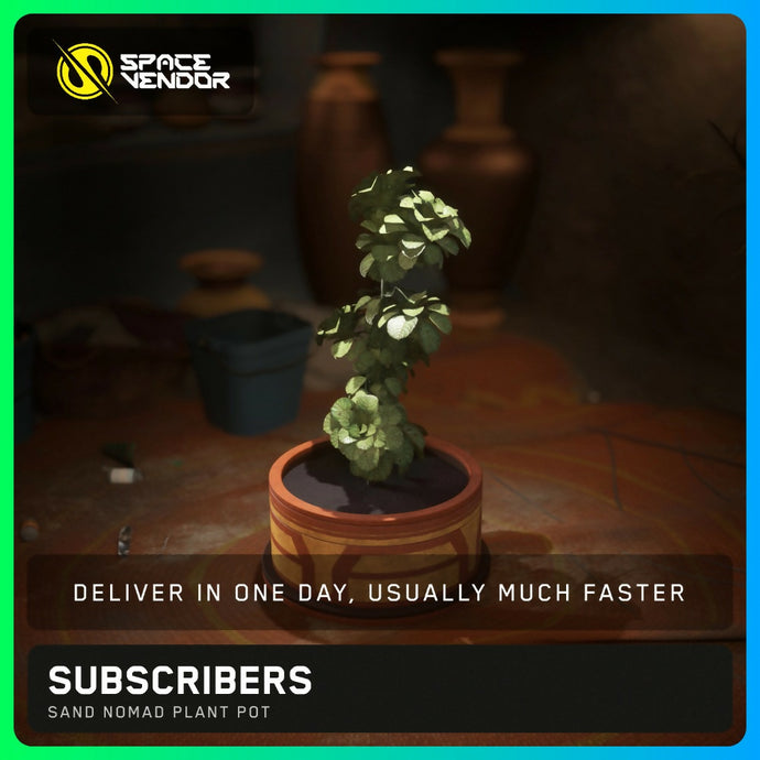 SUBSCRIBERS - Sand Nomad Plant Pot