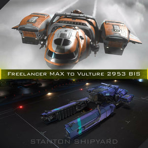 2953 BIS Upgrade - Freelancer MAX to Vulture + 10yr Insurance + Paint + Poster