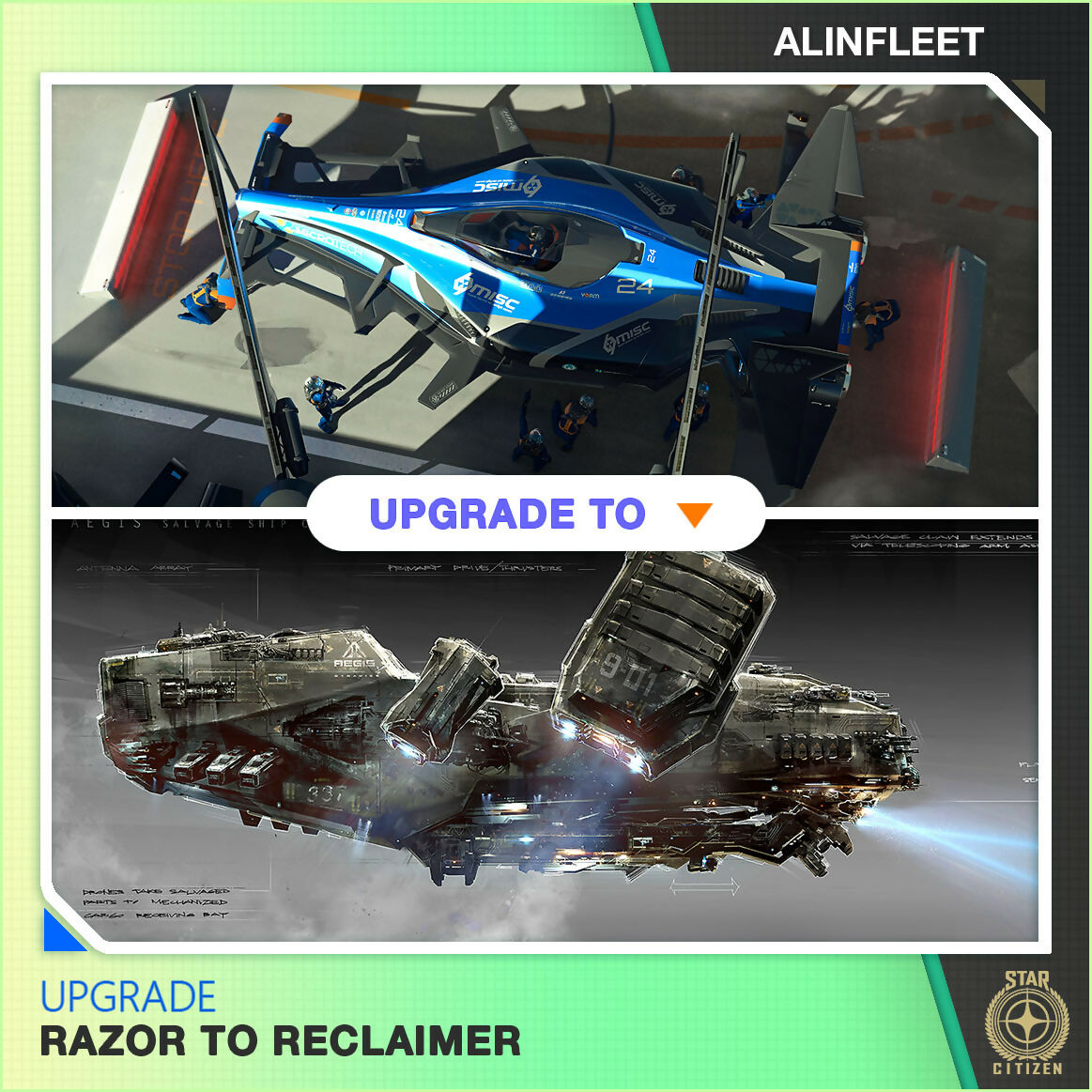 Upgrade - Razor to Reclaimer