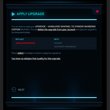 Load image into Gallery viewer, Upgrade - Vanguard Sentinel to Stinger Warbond Edition 10y ins.