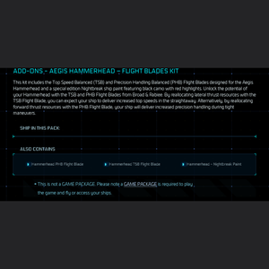 Aegis Hammerhead Flight Blade Kit Add-On with Nightbreak Paint