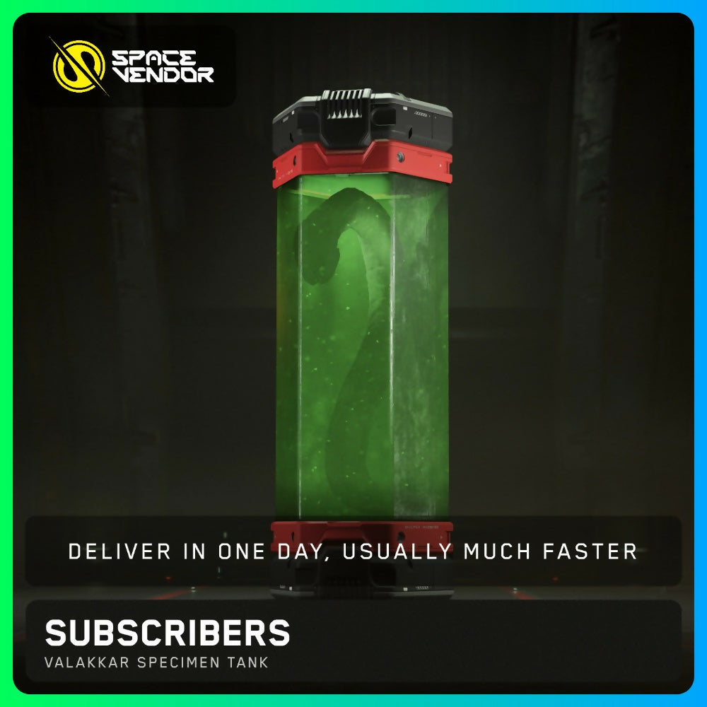 SUBSCRIBERS - Valakkar Specimen Tank