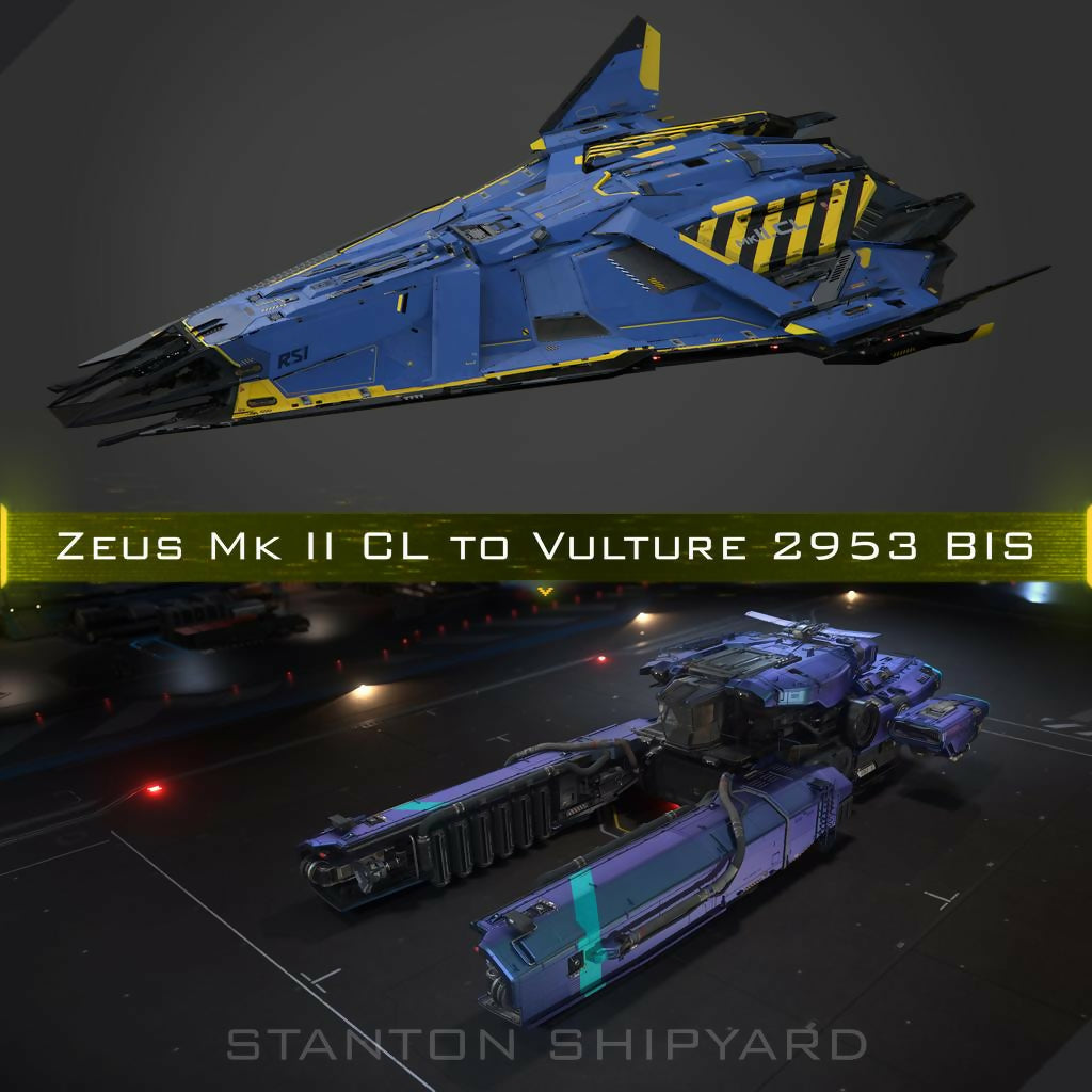2953 BIS Upgrade - Zeus Mk II CL to Vulture + 10yr Insurance + Paint + Poster
