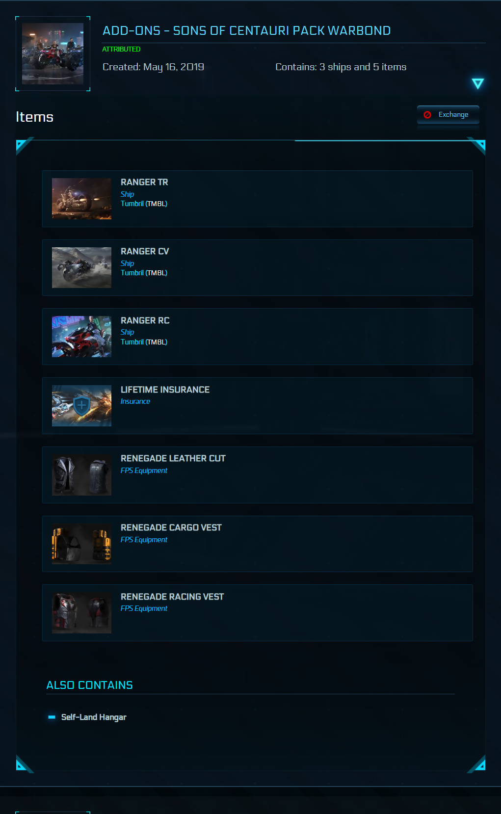 Sons of Centauri Pack - 3 LTI Rangers + 3 Renegade Jackets