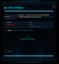 Load image into Gallery viewer, Upgrade - Cutlass Steel to Meteor Warbond Edition 10y ins.
