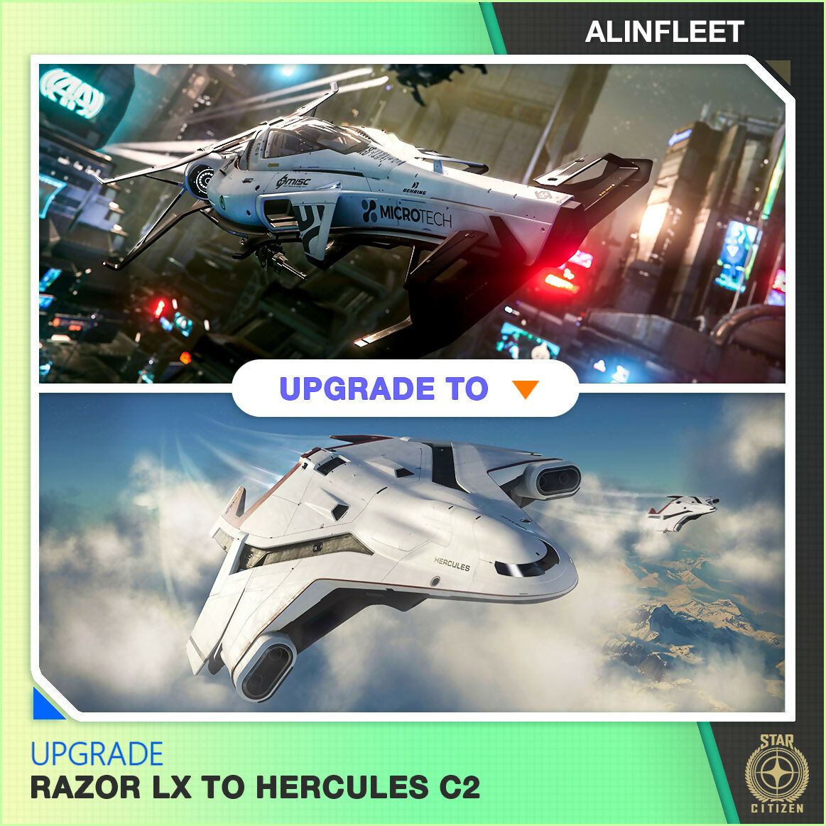 Upgrade - Razor LX to C2 Hercules