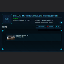 Load image into Gallery viewer, Upgrade - Meteor to Guardian MX Warbond Edition