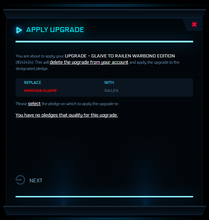 Load image into Gallery viewer, Upgrade - Glaive to Railen Warbond Edition | Space Foundry Marketplace.