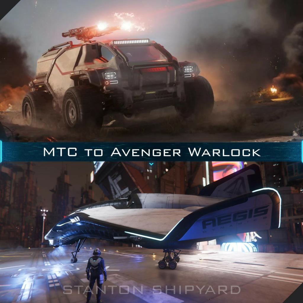 CCU Star Citizen : Upgrade De Vaisseau Vers Avenger Warlock - Neuf - Code Numérique