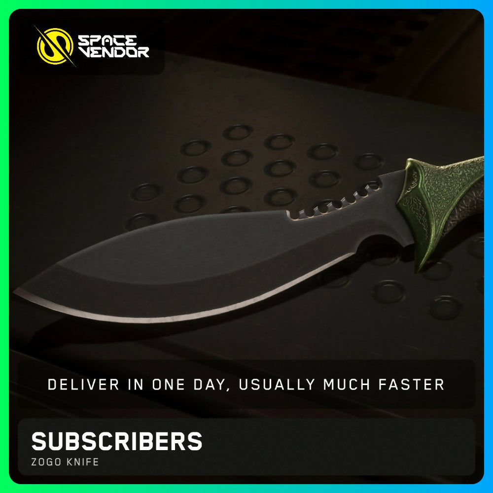 SUBSCRIBERS - Zogo Knife