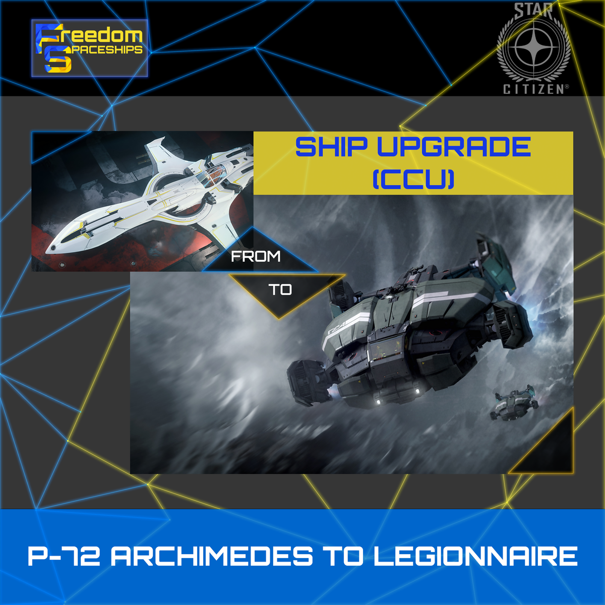 Upgrade - P-72 Archimedes to Legionnaire