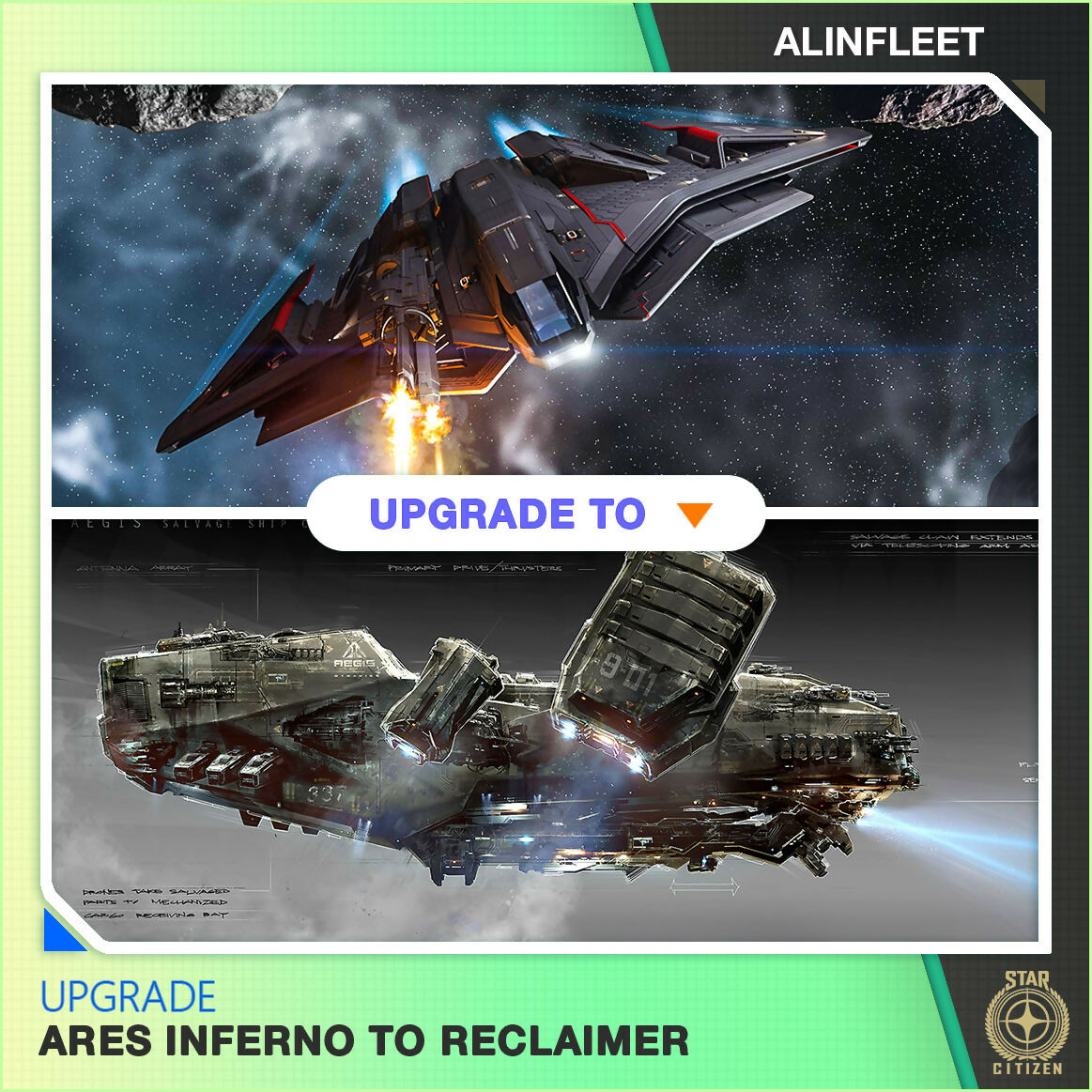 Upgrade - Ares Inferno to Reclaimer